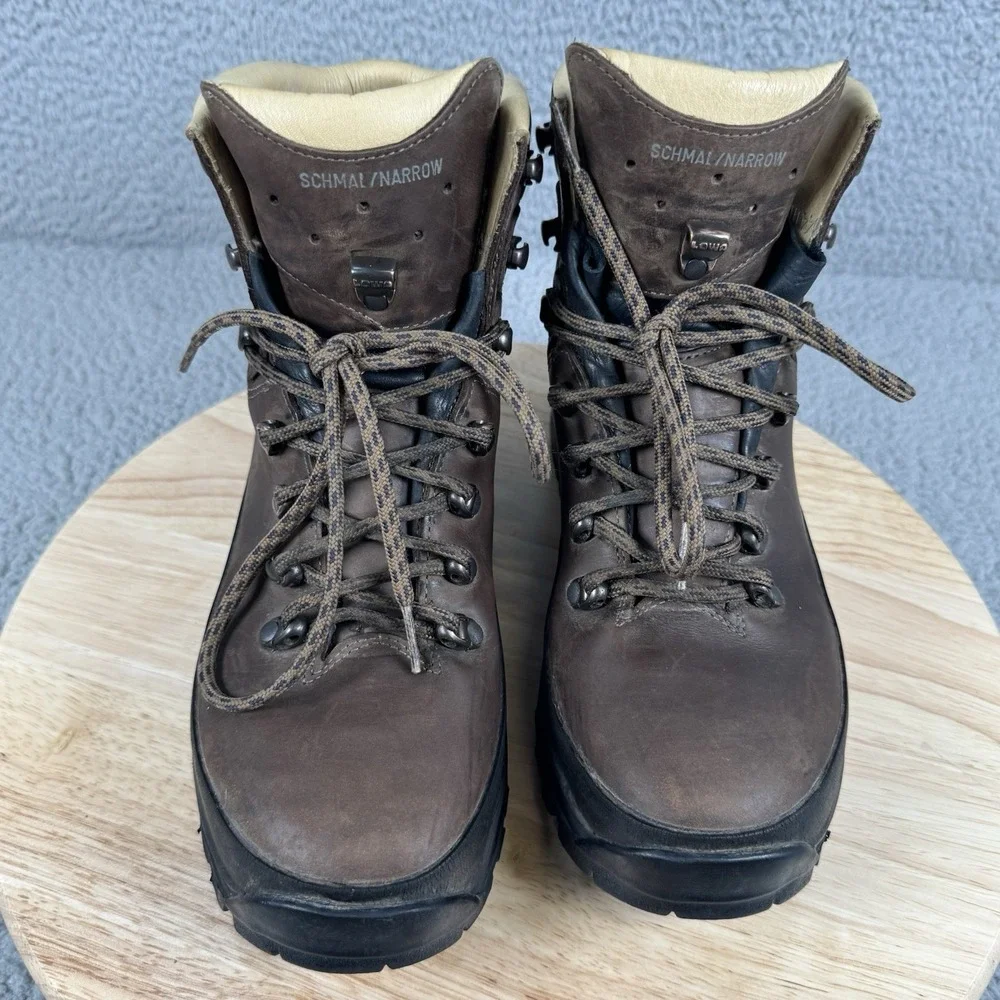 Lowa Baffin Pro Boots Mens 8 Womens 8.5 Narrow Brown Hiking Trekking Backpacking